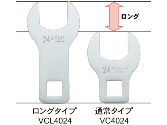 ASH クローフートレンチ12.7□×60mm VC4060【通販フォレストウェイ】