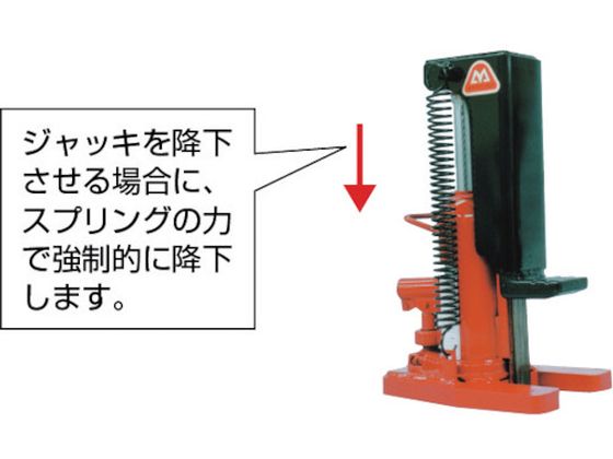 マサダ 爪付オイルジャッキ 2TON MHC-2RS-2 通販【フォレストウェイ】