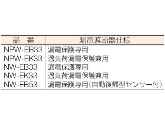 日動 電工ドラム 防雨防塵型100Vドラム アース付 過負荷漏電しゃ断器付 30m NPW-EK33 NPW-EK33