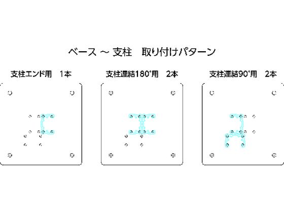 TRUSCO 軽量防音パネル用支柱用ベース TSHBP | Forestway【通販