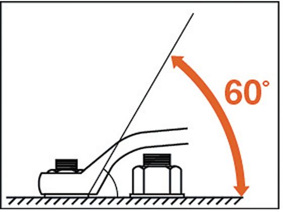 スーパー 60°片口めがねレンチ(六角対辺:46)しの付 KP-46【通販