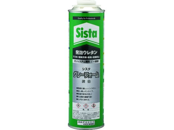 Sista 発泡ウレタン グレーフォーム 750ml SGY-750 | Forestway【通販