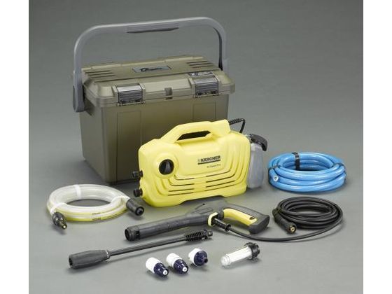エスコ 高圧洗浄機 吸水ホース・ケース付 EA115KM-100B | Forestway