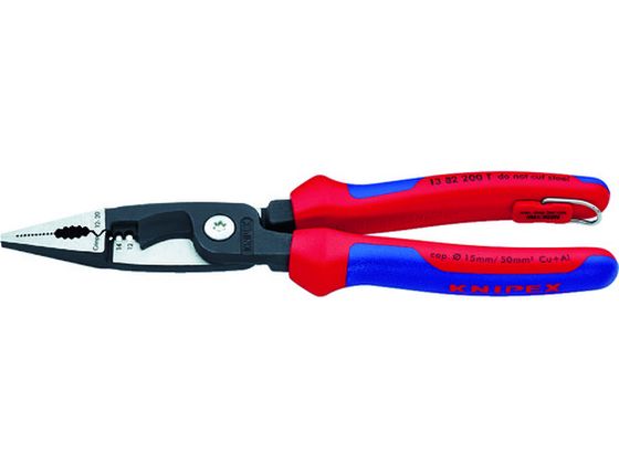 KNIPEX エレクトロプライヤー 落下防止 200mm 1382-200T 通販