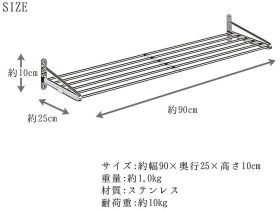 田窪工業所 水切りパイプ棚 90cm 10台 PA5-90 通販【フォレストウェイ】