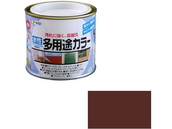 アサヒペン 水性多用途カラー 1／5L チョコレート 通販【フォレスト