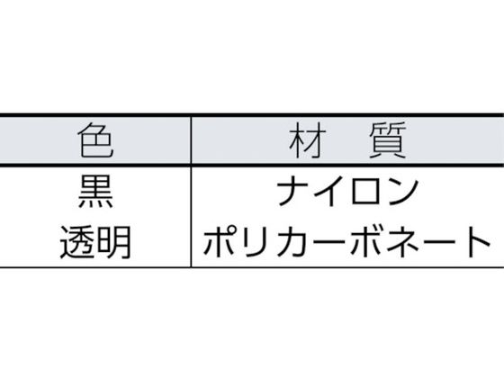 TRUSCO キャスタ-用受け皿 60MM 透明 TUK600-TM | Forestway【通販