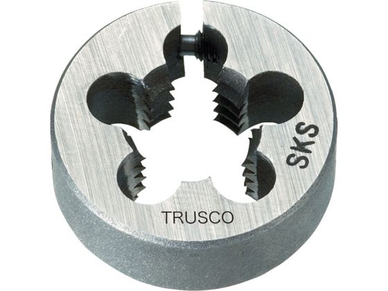 TRUSCO 丸ダイス 25径 ユニファイねじ 3／8UNC16 (SKS) T25D-3 8UNC16