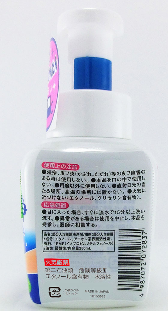 小林製薬 パーシャルデント 洗浄フォーム ミントの香り(250ml)[入れ歯