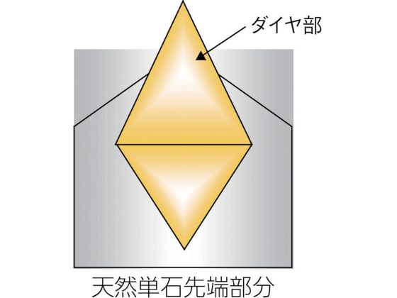 TRUSCO 単石ダイヤモンドドレッサー 100×12 1clt TDD-12-1 | Forestway