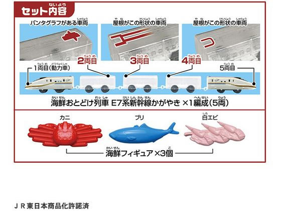 タカラトミー プラレール 海鮮おとどけ列車 E7系新幹線かがやき 通販