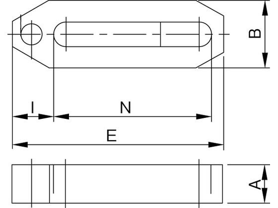 エスコ ねじ穴付ロングクランプ M12 156mm EA637CL-12 | Forestway