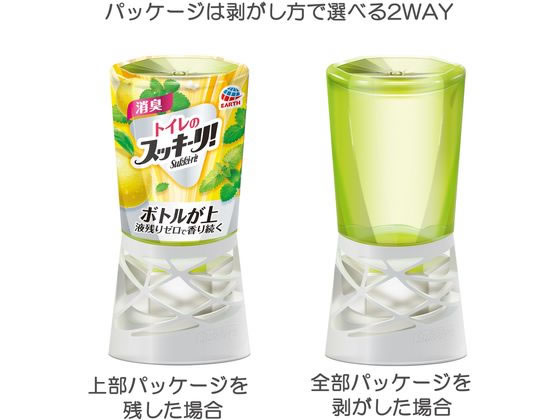 アース製薬 トイレのスッキーリ! 消臭芳香剤 ミントグレープフルーツ 400mL 通販【フォレストウェイ】