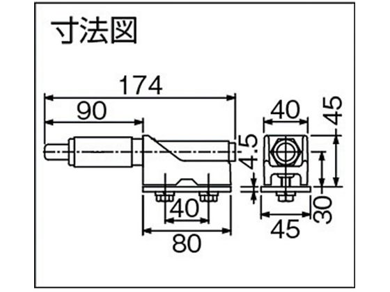 ダイケン ドアハンガー ニュートン20ダンパー付戸当り N20-DCS