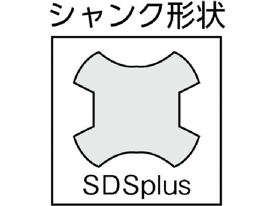 ミヤナガ デルタゴンビットSDSプラス 5本入りパック ネジタイプ Φ4.3