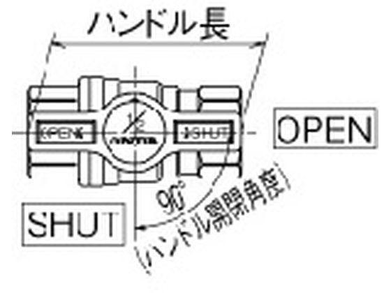 オンダ製作所 FF型(フルボア) Rc1／2 Tハンドル FF-T15【通販