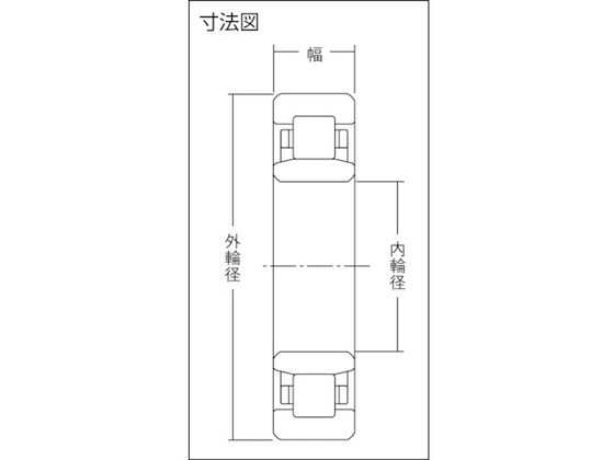 NTN 円筒ころ軸受 NU形 内輪径140mm 外輪径250mm 幅42mm NU228