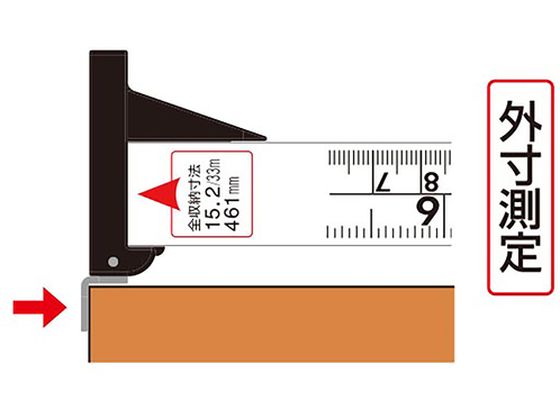 シンワ 3倍尺 のび助 一方向式2 B9尺3寸 併用目盛 65192 | Forestway