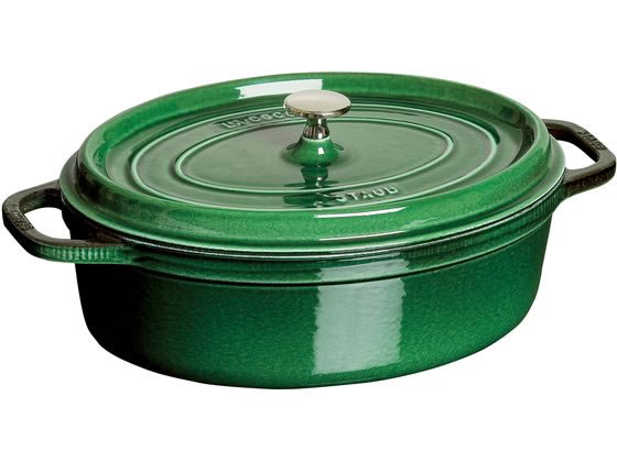 STAUB ストウブ ピコ・ココット オーバル 31cm バジル 40509-365 通販