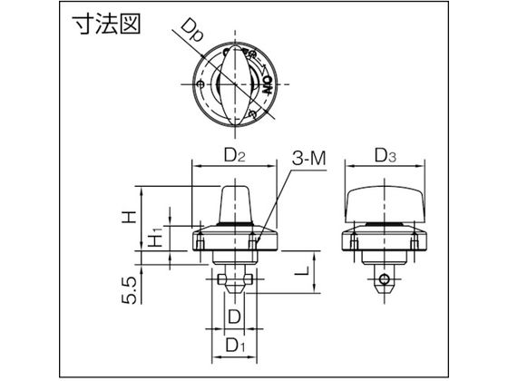 イマオ サムターンクランパー QCTH0834-14S【通販フォレストウェイ】