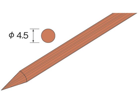 ミニモ ポリッシングウッドスティック ハード 丸 φ4.5 (5個入) RD3792