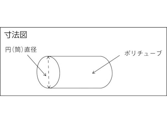 TRUSCO ポリチューブ 0.05×300×500M巻 (1巻入) SPT-300 | Forestway