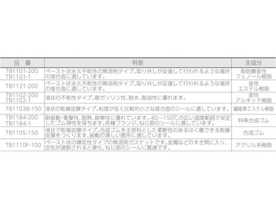 スリーボンド 液状ガスケット TB1184 1Kg 灰色 TB1184-1 | Forestway