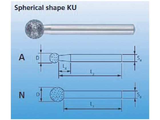 PFERD CBNC^[io[ 3mm 120 na1.0mm BKU-A1.0-258996