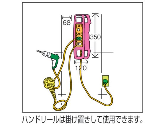 日動 スピードコントローラー100V ハンドリールタイプ屋内型 10m