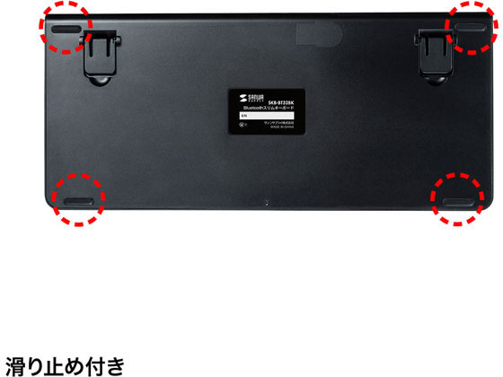 サンワサプライ Bluetoothスリムキーボード(ブラック) SKB-BT32BK