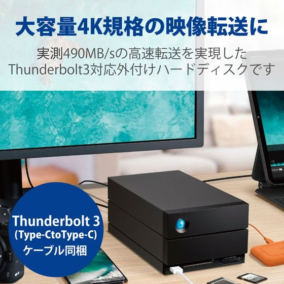 エレコム LaCie 2big Dock v2 HDD 32TB STLG32000400 通販【フォレスト ...