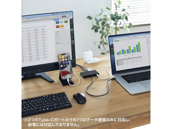 サンワサプライ USB Type-Cマルチ変換アダプタ AD-ALCMHV2BK