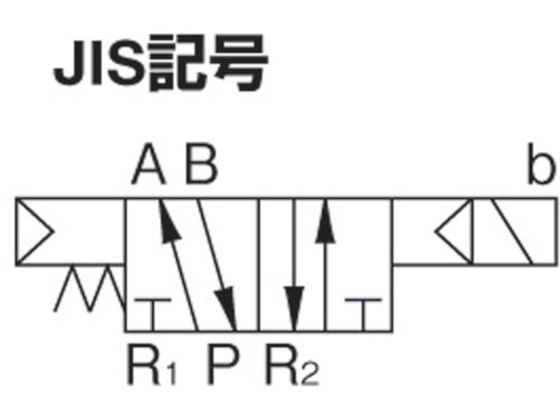 日本精器 4方向電磁弁8AAC100Vグロメット7Vシリーズシングル BN-7V43-8