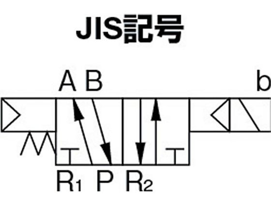 日本精器 4方向電磁弁8AAC200Vグロメット7Vシリーズシングル BN-7V43-8