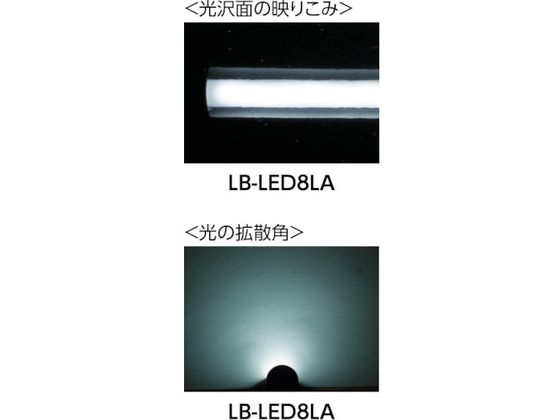 saga コードレスライトLED本体 防雨タイプ LB-LED8LW | Forestway