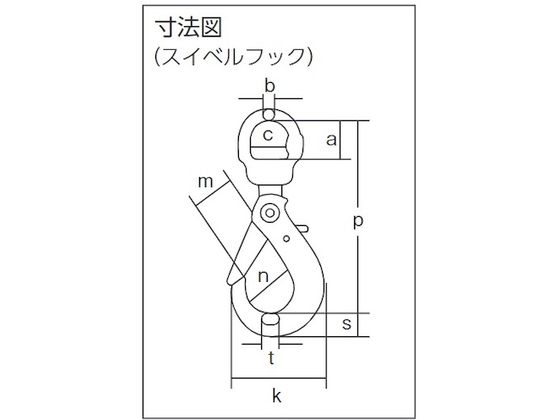 象印 チェーンスリング100 アイタイプ 荷重2.7t線径7.1mm | Forestway