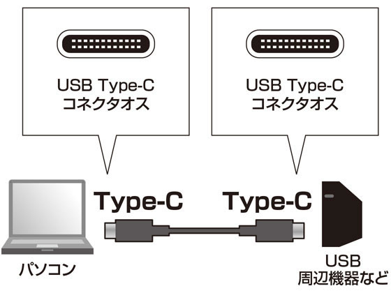 サンワサプライ USB2.0 Type Cケーブル(2m・ブラック) KU-CC20 通販