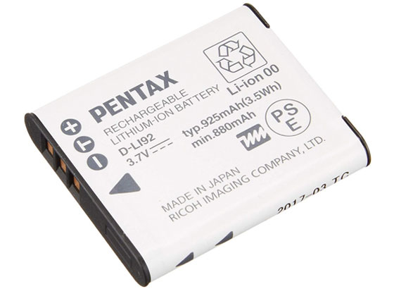 ペンタックス リチウムイオンバッテリー D-LI92 | Forestway【通販