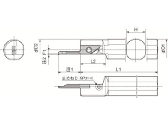 京セラ KYOCERA S20H-SVNR12SXN 内径用ホルダ S20HSVNR12SXN-