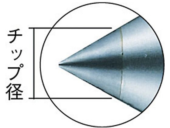 TRUSCO レースセンター超硬付チップ径φ10全長125MT-3 TRSP-3 通販