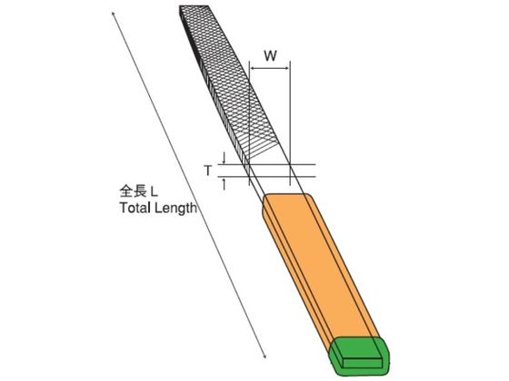 ツボサン 組ヤスリ 10本組 平 油目 HI010-04【通販フォレストウェイ】