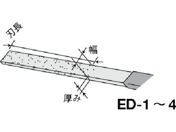 呉英 DIAヤスリ ED-4 平幅4.2×厚み1.8 ED-4 | Forestway【通販