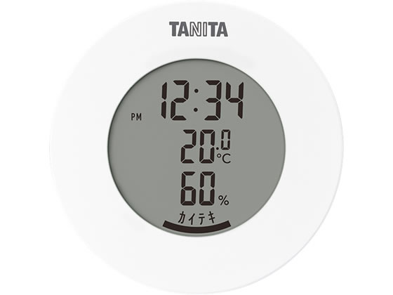 タニタ デジタル温湿度計 ホワイト TT-585-WH | Forestway【通販