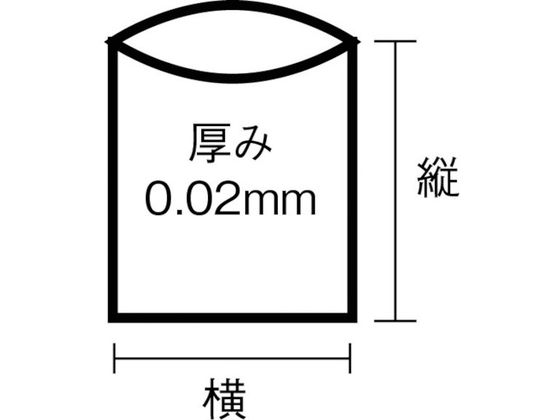 セール30％OFF 日本サニパック LT14スタンダートポリ袋14号(0.02)透明
