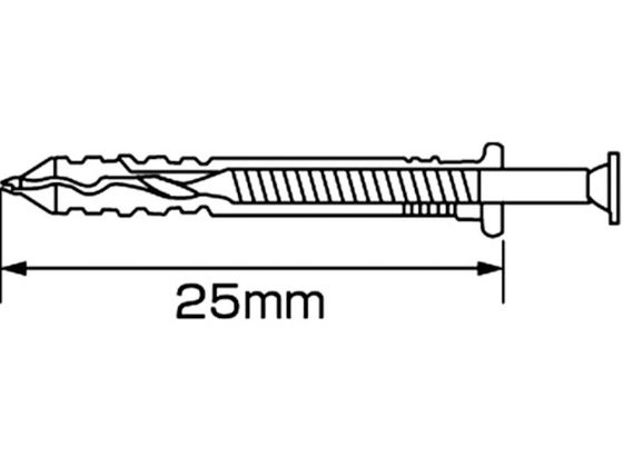 エビ ネイルプラグ(1000本入) 4×25mm NP425T【通販フォレストウェイ】