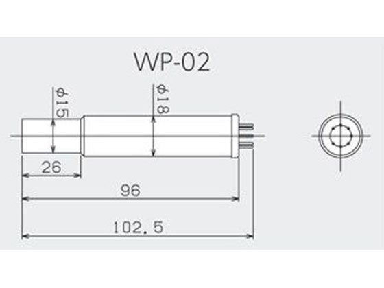 アルバック ピラニ真空計 GP-1Gケース付+測定子WP-02 GP-1Gケース付き