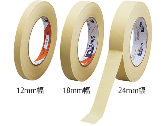 Shurtape 耐熱マスキングテープ 18mm×0.17mm×55m CP905 18mm