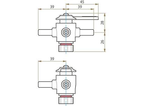 フロン工業Ｆ－２０１３－０２ ２方バルブ装置用８φ【4852-3196】-