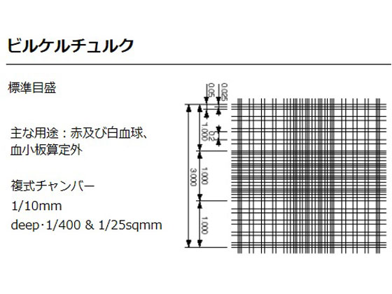 アズワン カウンティング・チェンバー 血球計算盤 スタンダード仕様