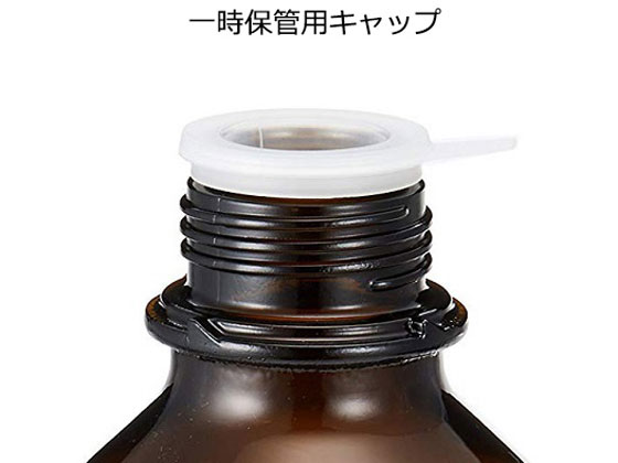 VITLAB 茶褐色ガラスボトル(全体コーティングタイプ)GL-45 角形 1000mL